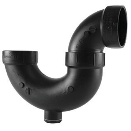 Charlotte Pipe And Foundry Charlotte Pipe 1-1/2 in. Hub X 1-1/2 in. D Hub ABS P-Trap ABS00707X0600